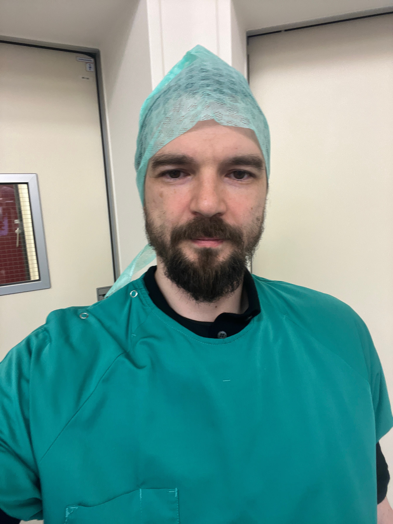 Deep Breath team member in a clinical setting